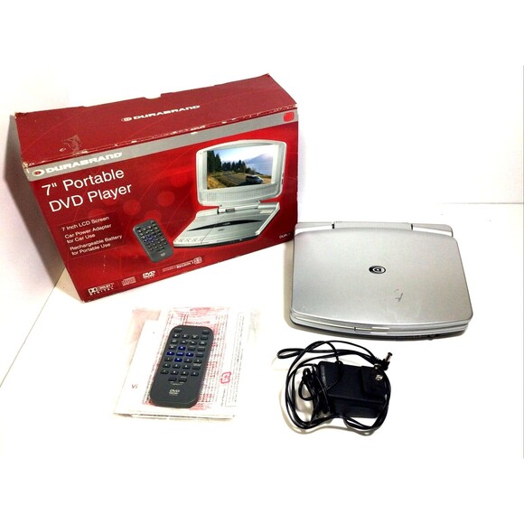 Portable DVD Player (7") Durabrand-Electronic T.V. - Picture 1 of 10